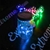 Blue LED Fairy Wire, 10 LEDs Coin Cell Batteries - REP10BlueSilver (Close Out)