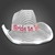 Personalized Light up Cowboy Hats Full Color Sublimated Customization - CUSTOMCOWBOY