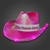 Personalized Light up Shiny Cowboy Hats Full Color Sublimated Customization - CUSTOMSHINY
