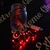 Red LED Fairy Wire, 10 LEDs Coin Cell Batteries - REP10RedSilver (Close Out)